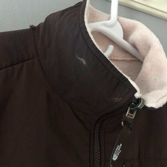 The North Face Denali Pink and Brown Jacket Coat Medium - Picture 6 of 14